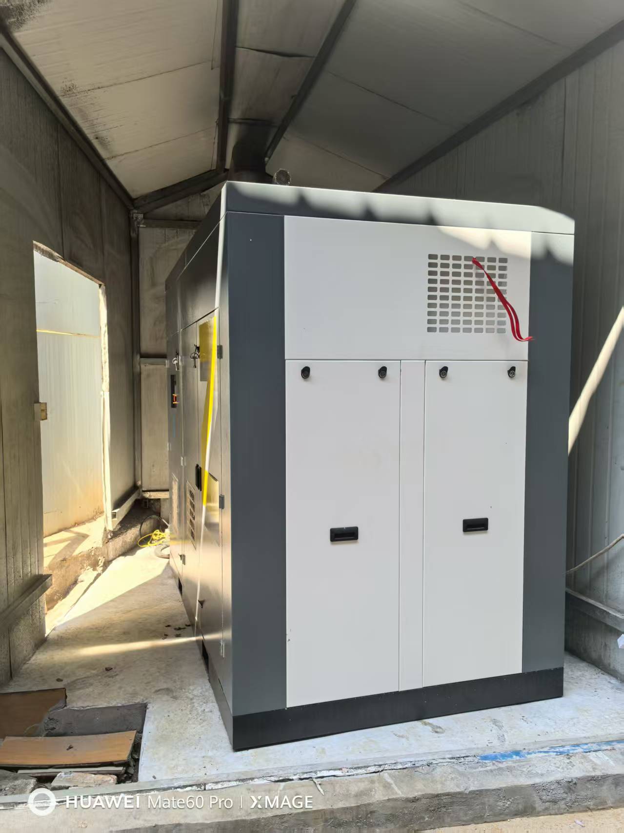 莱宝螺杆鼓风机—纺织印染污水现场调试