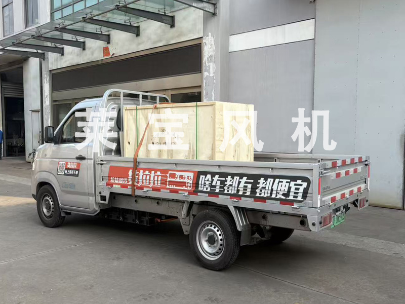 江苏莱宝1台30KW负压罗茨风机发往河南！